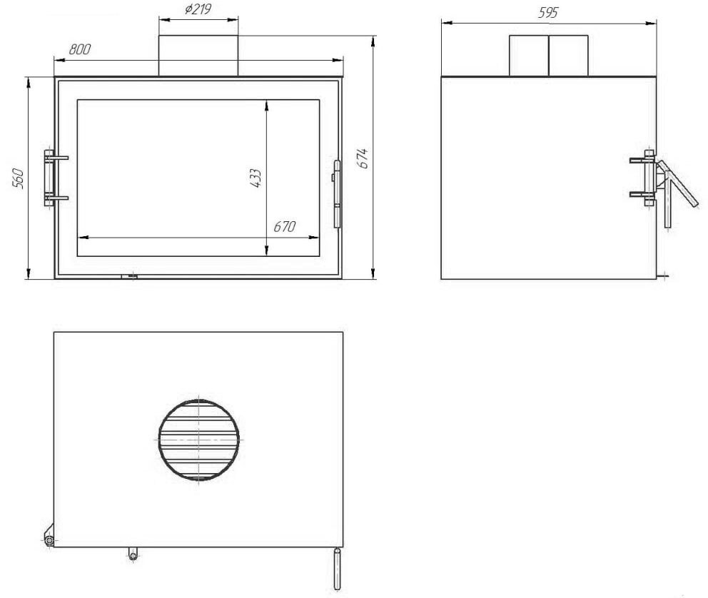 Камин RGrill LOFT-34