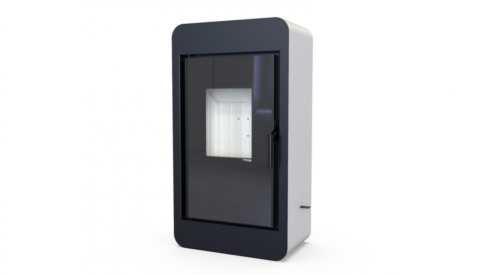 Печь DEFRO HOME PICO, белая сталь