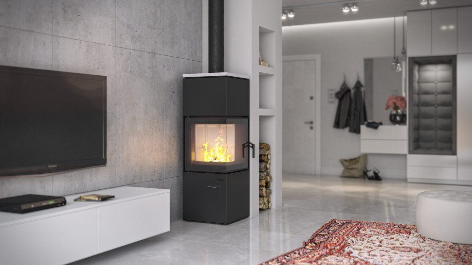 Печь DEFRO HOME PICO, золотая сталь