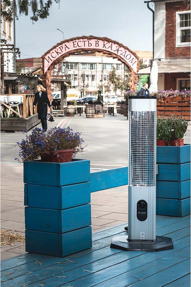 Напольный карбоновый обогреватель Luxeva LXV 2000-TS silver