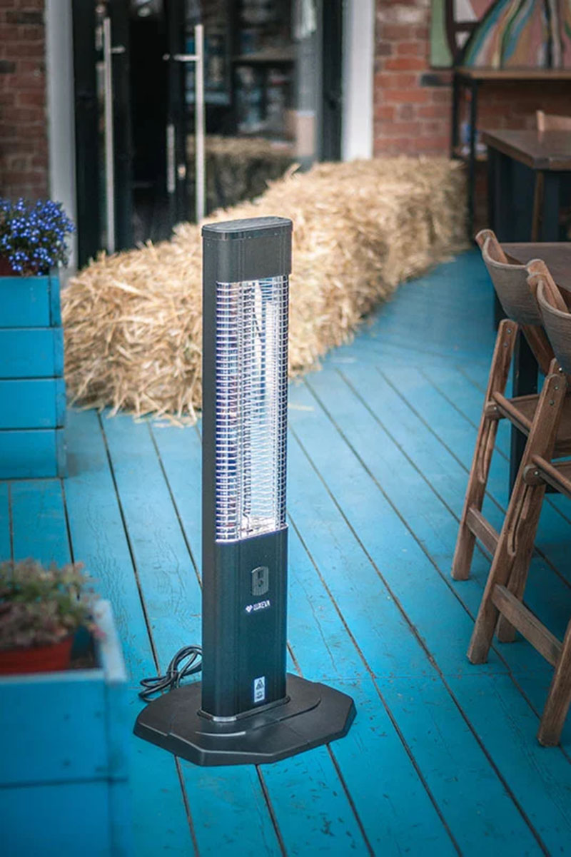 Напольный карбоновый обогреватель Luxeva LXV 2000-TS silver