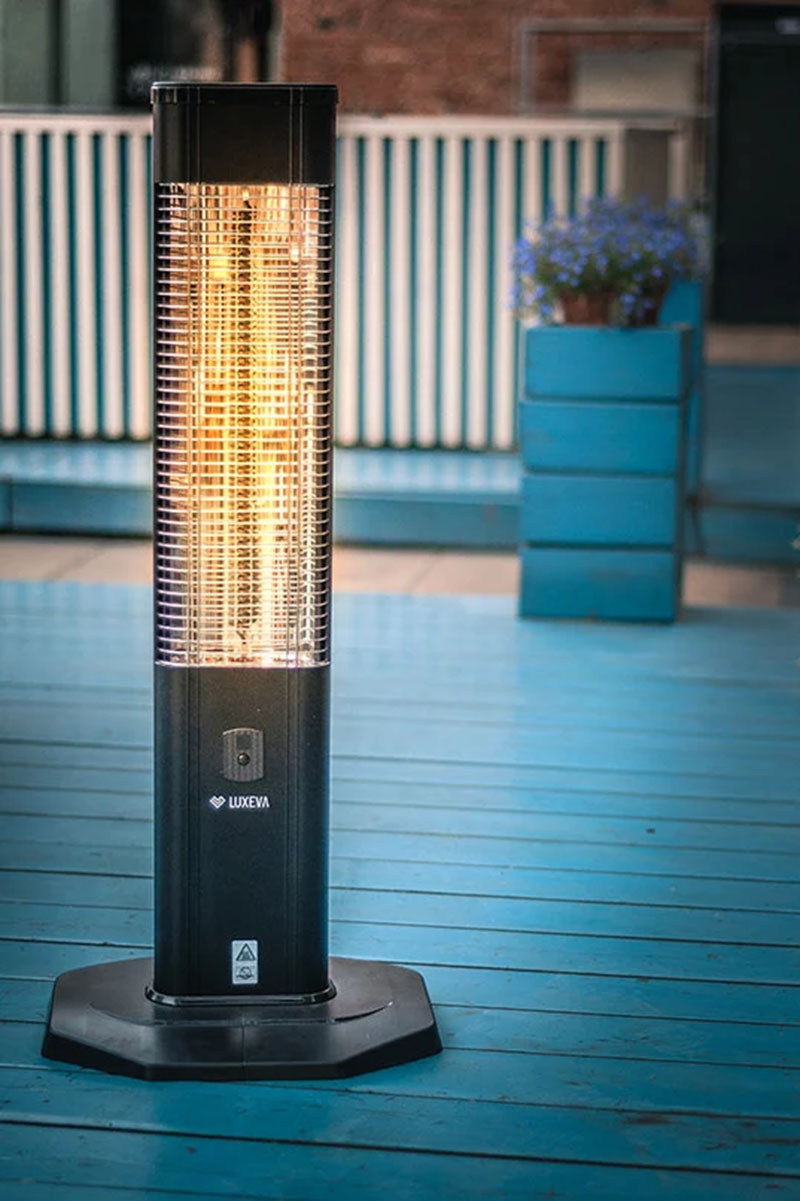 Напольный карбоновый обогреватель Luxeva LXV 2500-VR black