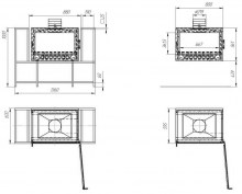 Камин RGrill LOFT-34/2