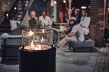 Уличный газовый обогреватель ENDERS NOVA LED L черный