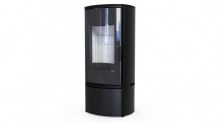 Печь DEFRO HOME ORBIS, черная сталь