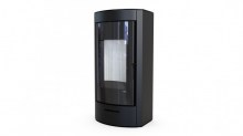 Печь DEFRO HOME ORTI, черная сталь