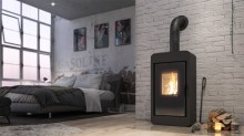 Печь DEFRO HOME PICO, черная сталь