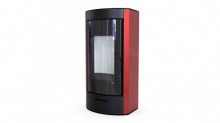 Печь DEFRO HOME ORTI, красная сталь