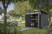 Хоз.блок KETER Pent 9*7 Shed VER (серый)