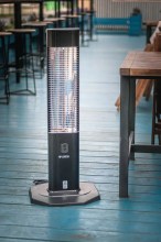 Напольный карбоновый обогреватель Luxeva LXV 2500-VR black