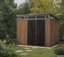 Хоз.блок KETER Pent 9*7 Shed VER (коричневый)