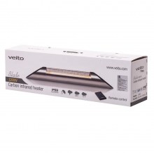Настенный карбоновый обогреватель Veito Blade Mini black, с пультом