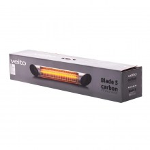 Настенный карбоновый обогреватель Veito Blade S silver, с пультом
