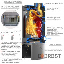 Печь-камин EVEREST H12РM