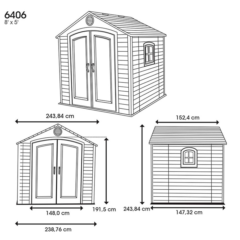 Сарай Lifetime 8x5