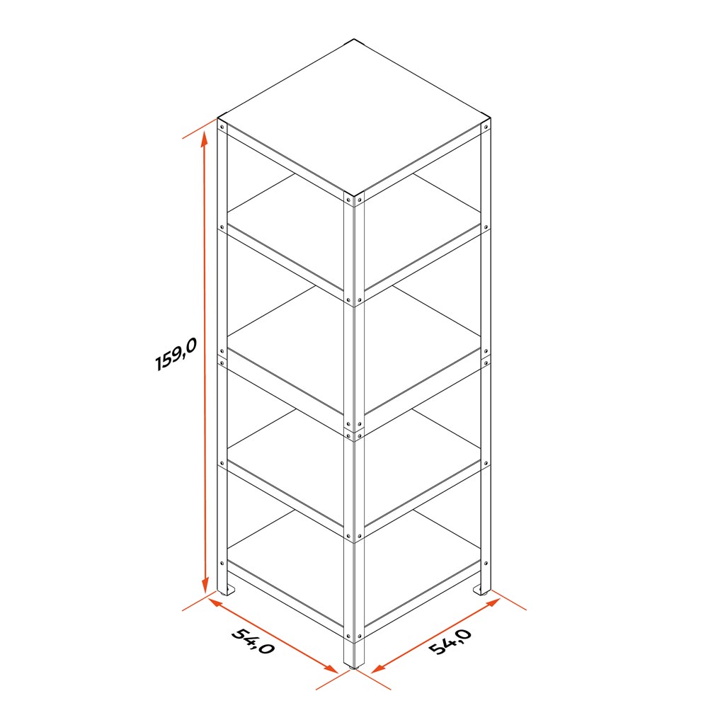 Стеллаж Gratar Patio SL540
