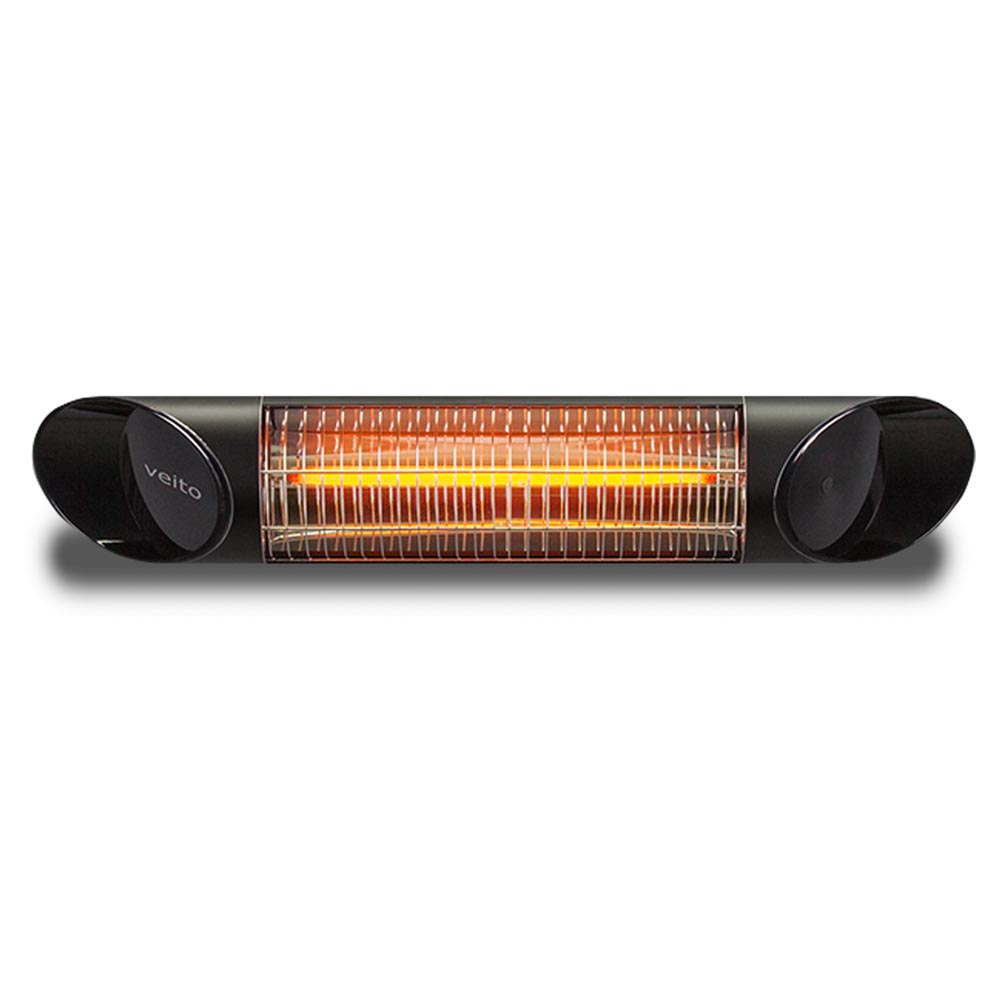 Инфракрасный обогреватель настенный карбоновый Veito Blade Mini black, с пультом