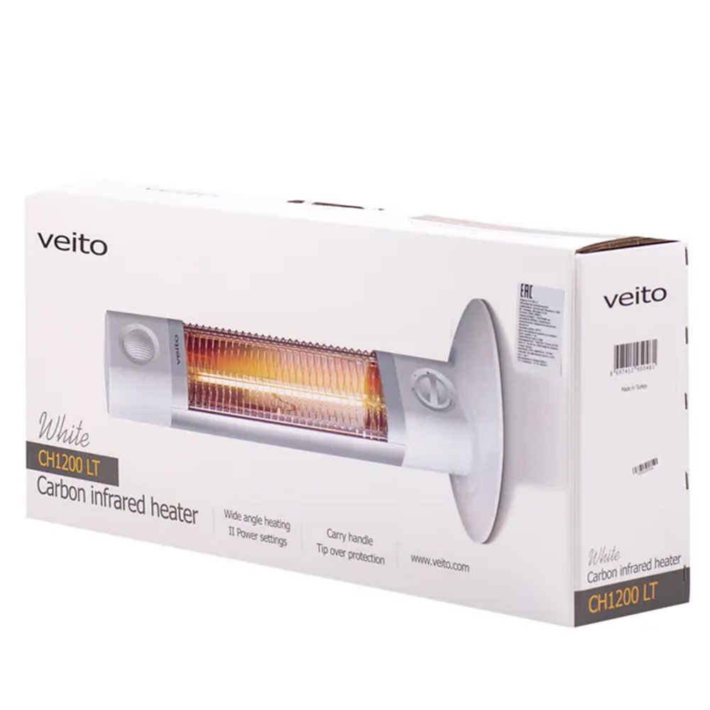 Напольный карбоновый обогреватель Veito CH1200 LT white