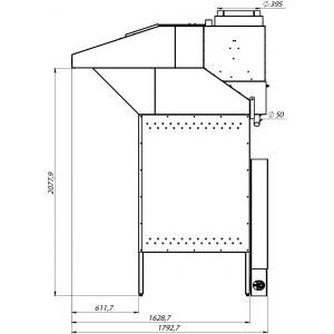 Зонт вытяжной Vesta Vega 3 (V-31)